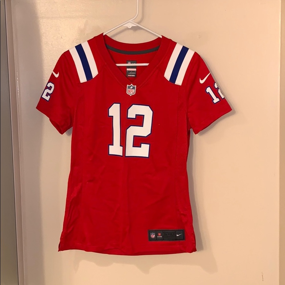 Brand new red Tom Brady Patriots jersey women’s